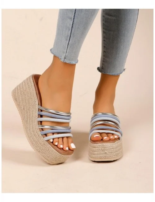 Sandalias Con Plataforma de...