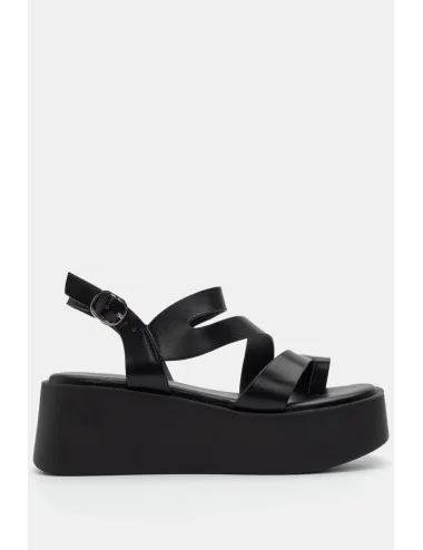 Sandalias Cruzadas Aquila Noir