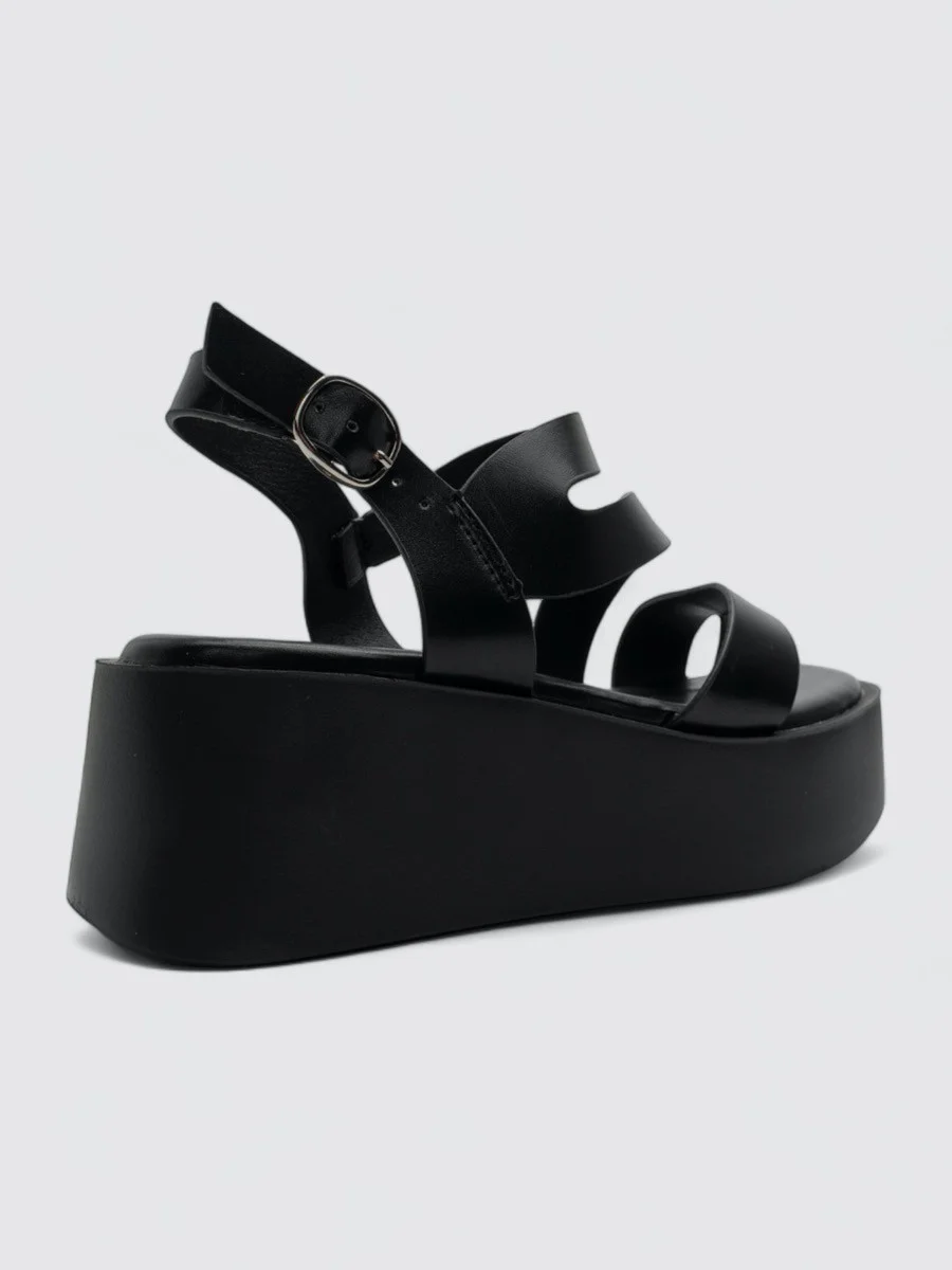 Sandalias Cruzadas Aquila Noir