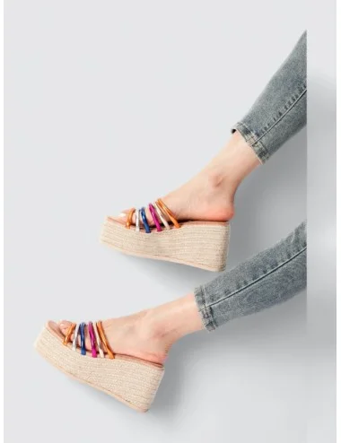 Sandalias Con Plataforma de...