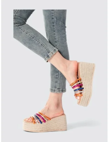 Sandalias Con Plataforma de...