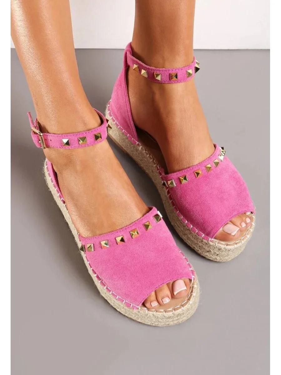 Alpargatas con Plataforma Casella Fucsia