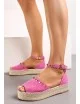 Alpargatas con Plataforma Casella Fucsia