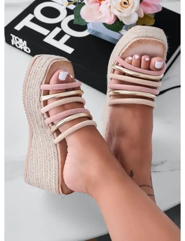 Sandalias Con Plataforma de...