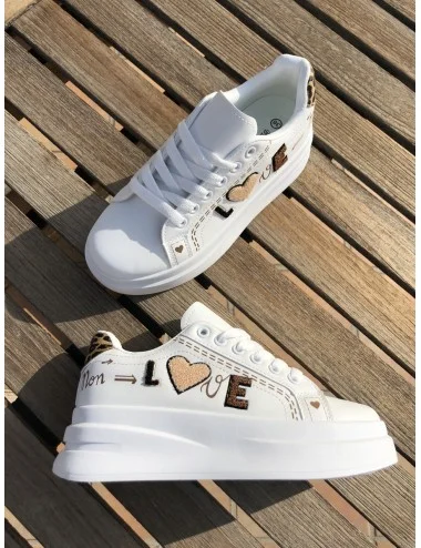 Ninneta White Animal Print