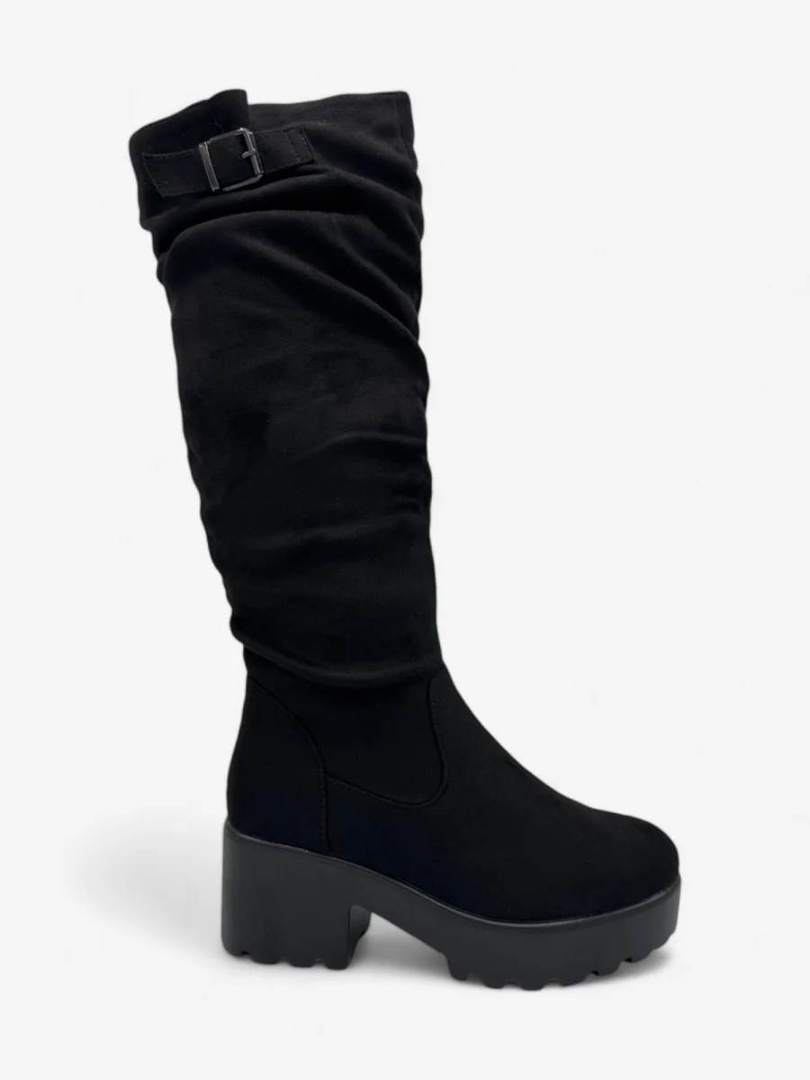 Botas con caña alta de Ante Musei Noir