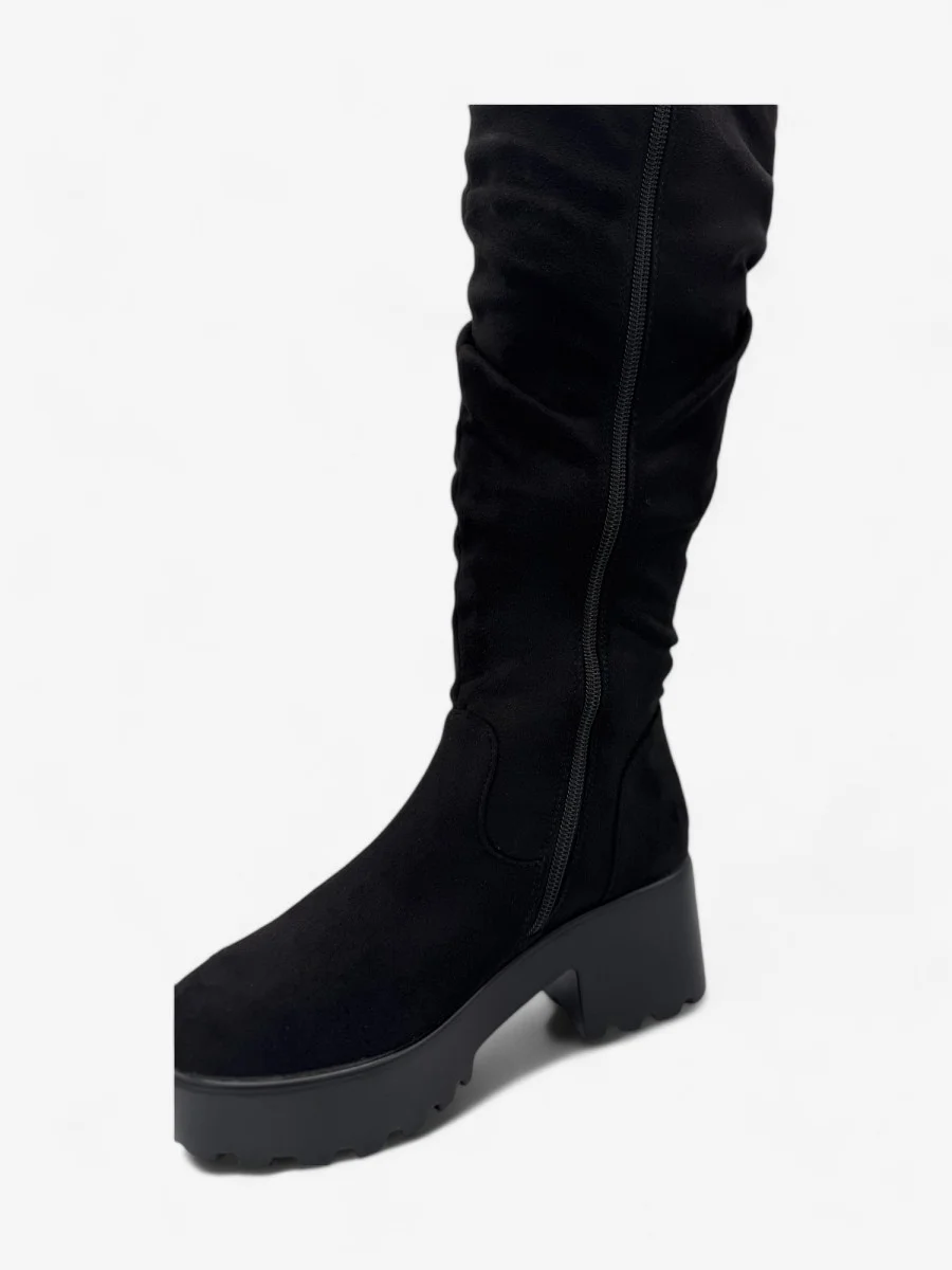 Botas con caña alta de Ante Musei Noir