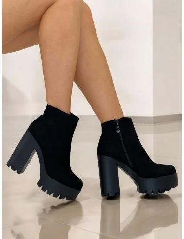 Botines de antelina con...