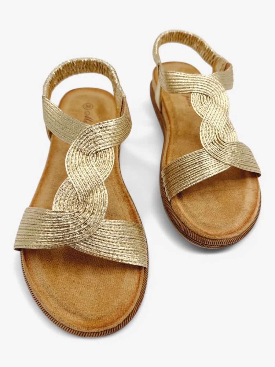 Sandalias Ariccia Gold