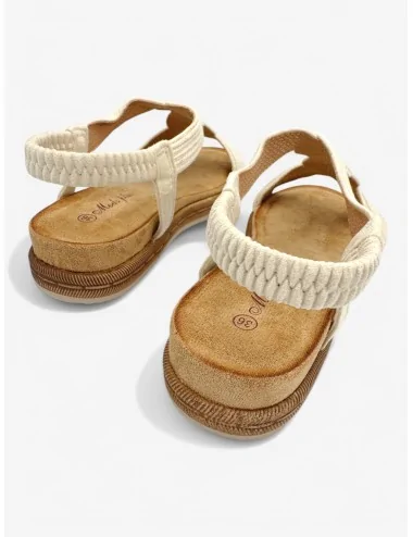 Sandalias Ariccia Beige