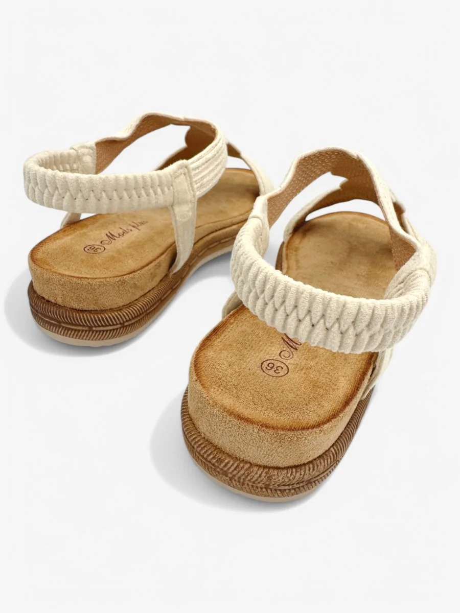 Sandalias Ariccia Beige