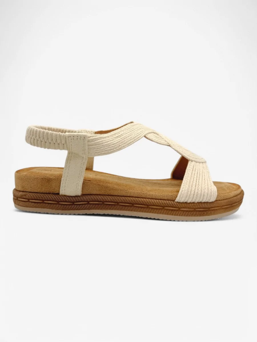 Sandalias Ariccia Beige
