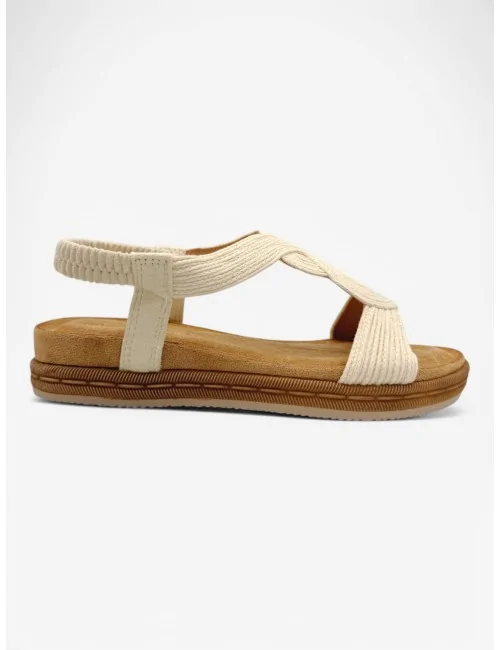 Sandalias Ariccia Beige