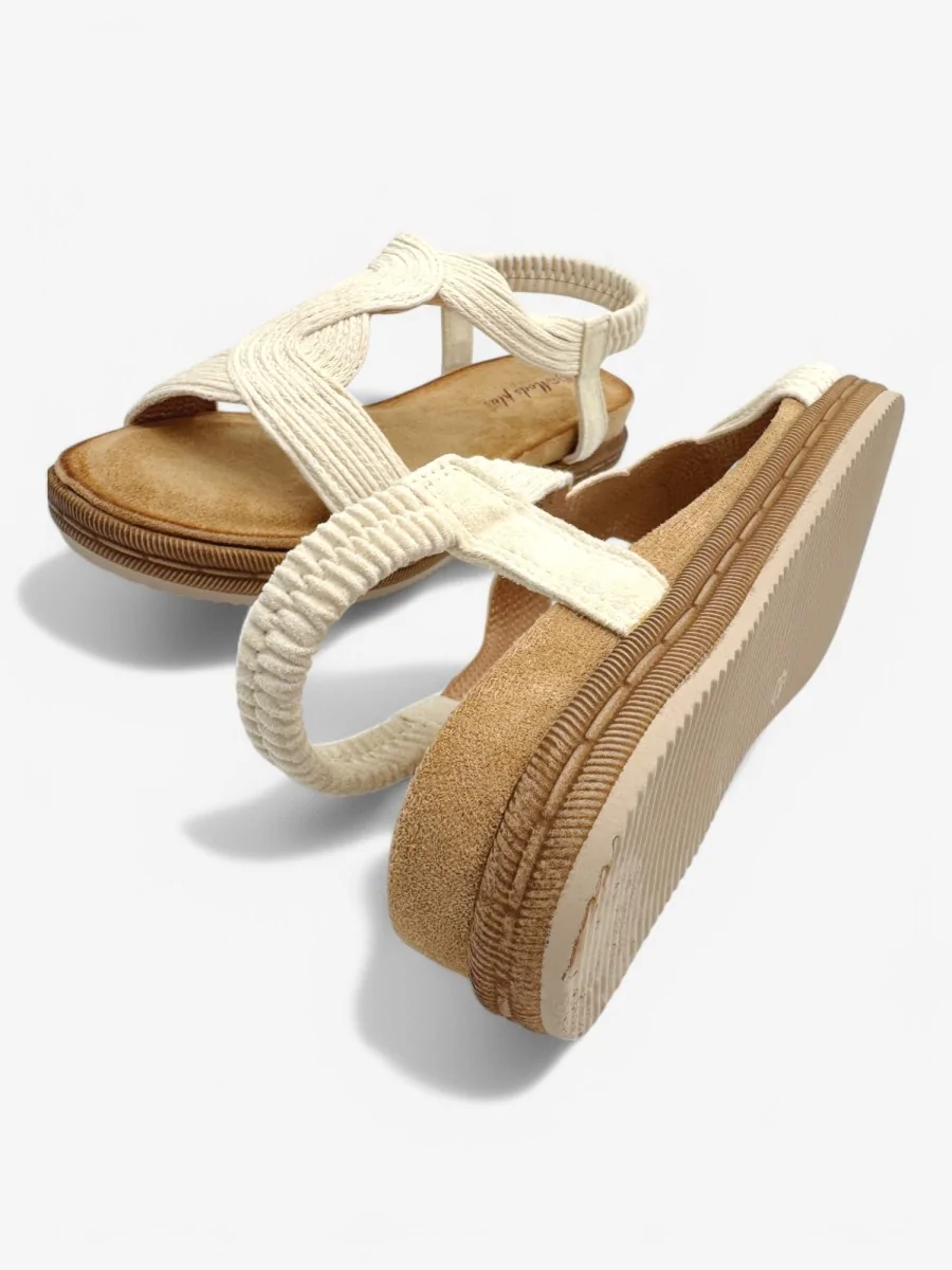 Sandalias Ariccia Beige