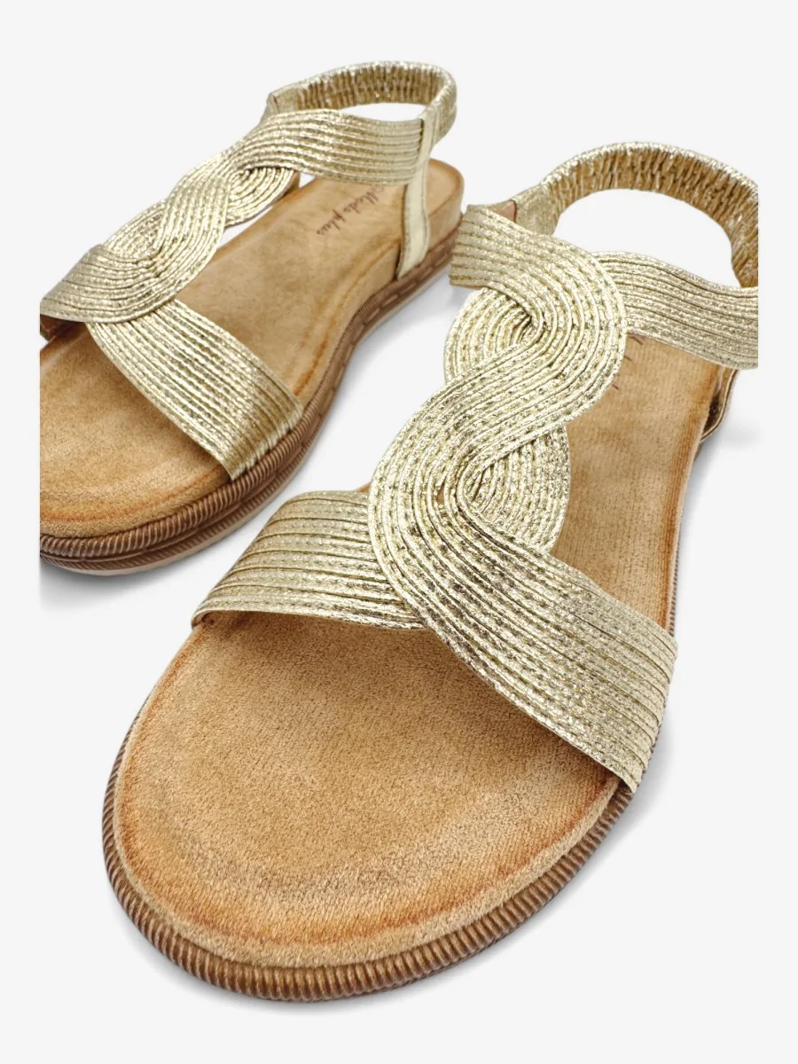 Sandalias Ariccia Gold