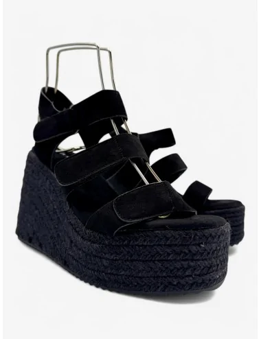 Sandalias con Cuña altas Aprilia Noir