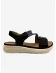 Sandalias Confort con Velcro Macere Noir