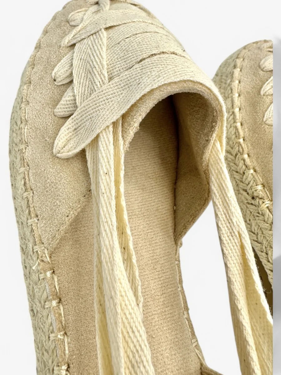 Alpargatas con tiras Vitinia Beige