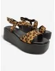 Sandalias con Plataforma Alanno Animal Print