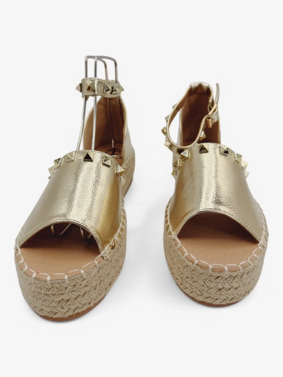 Alpargatas con Plataforma Casella Gold