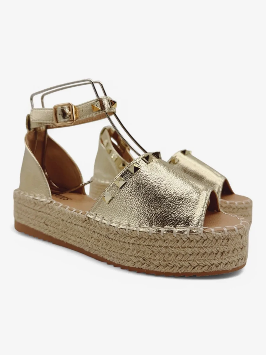 Alpargatas con Plataforma Casella Gold