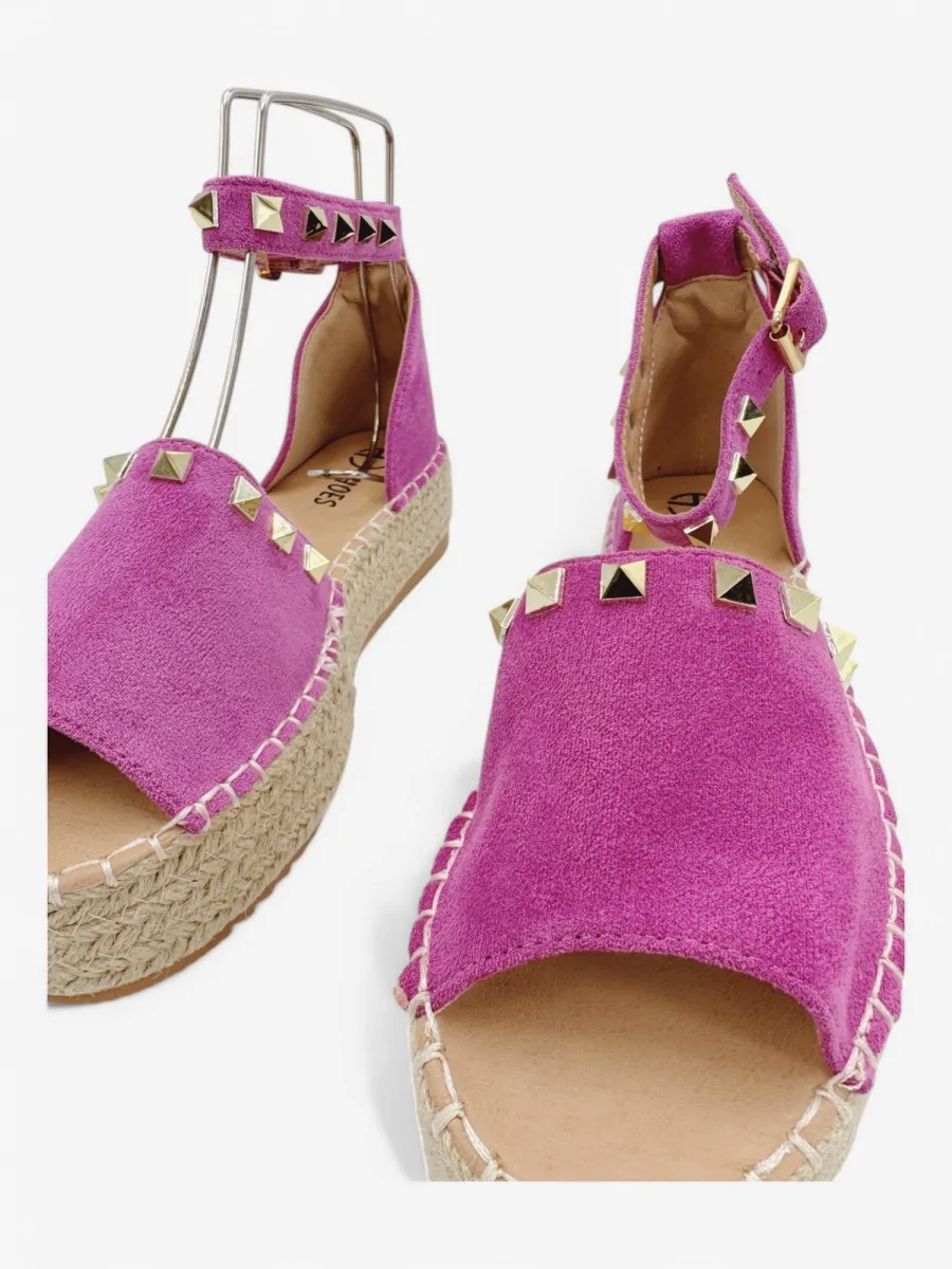 Alpargatas con Plataforma Casella Fucsia