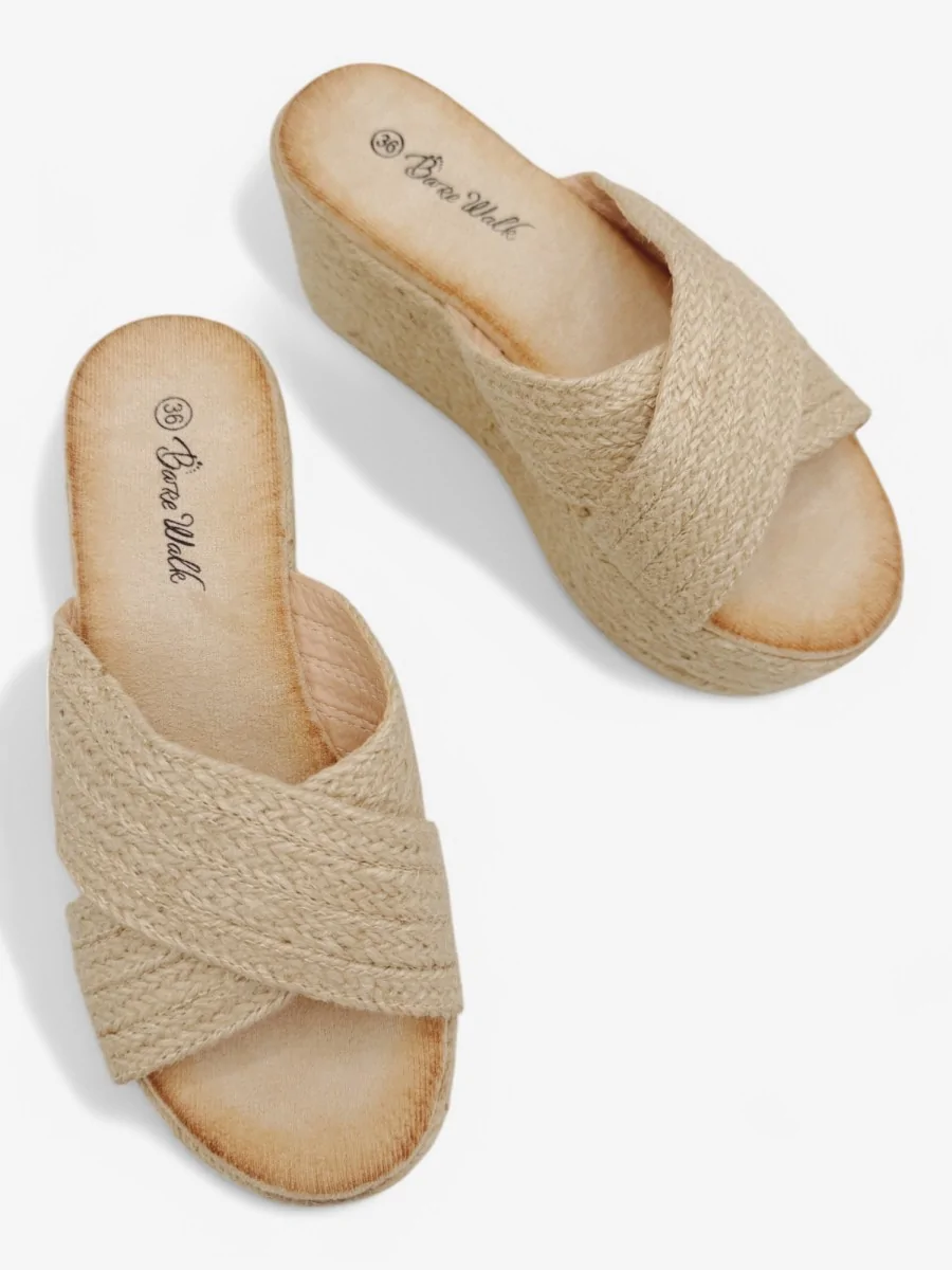 Maxi PLataformas de Esparto Lucerna Beige