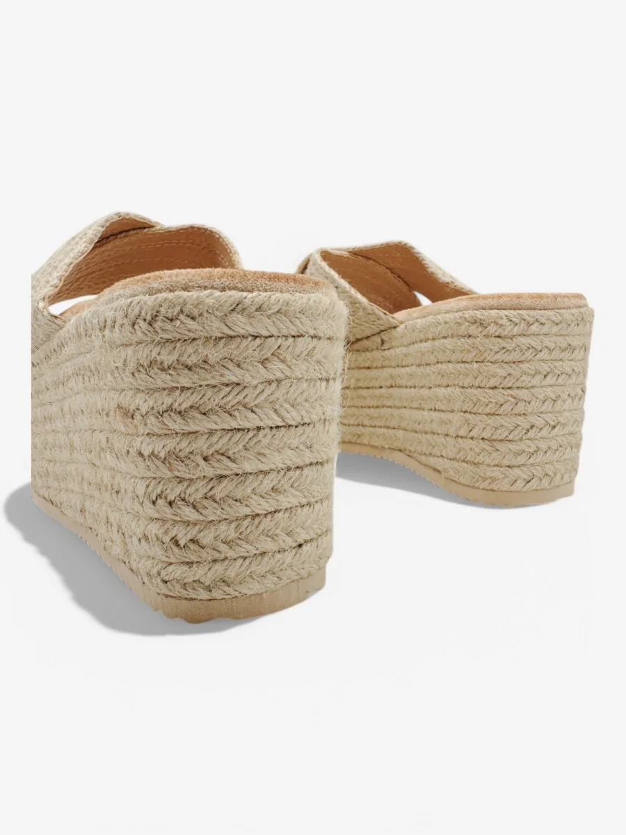 Maxi PLataformas de Esparto Lucerna Beige