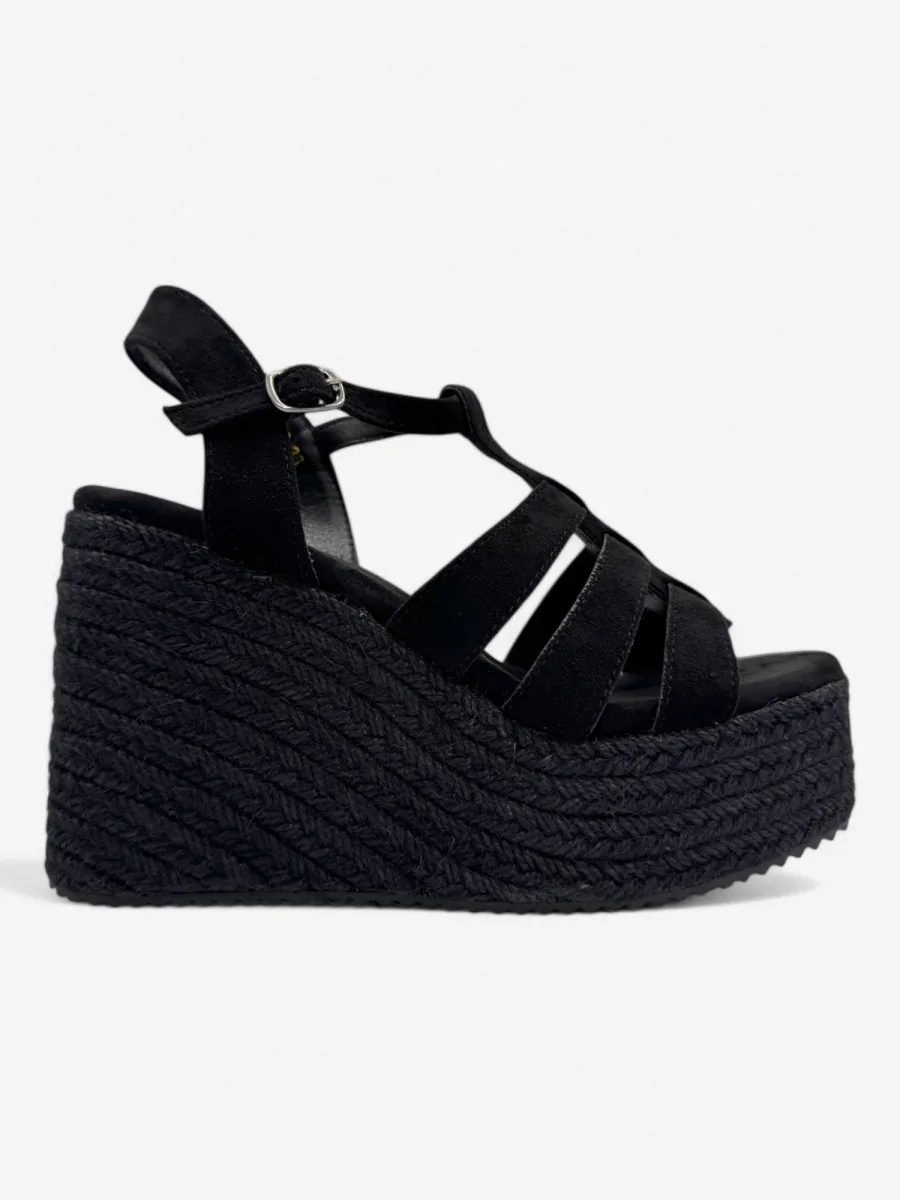 Sandalias con Cuña Casazza Noir All