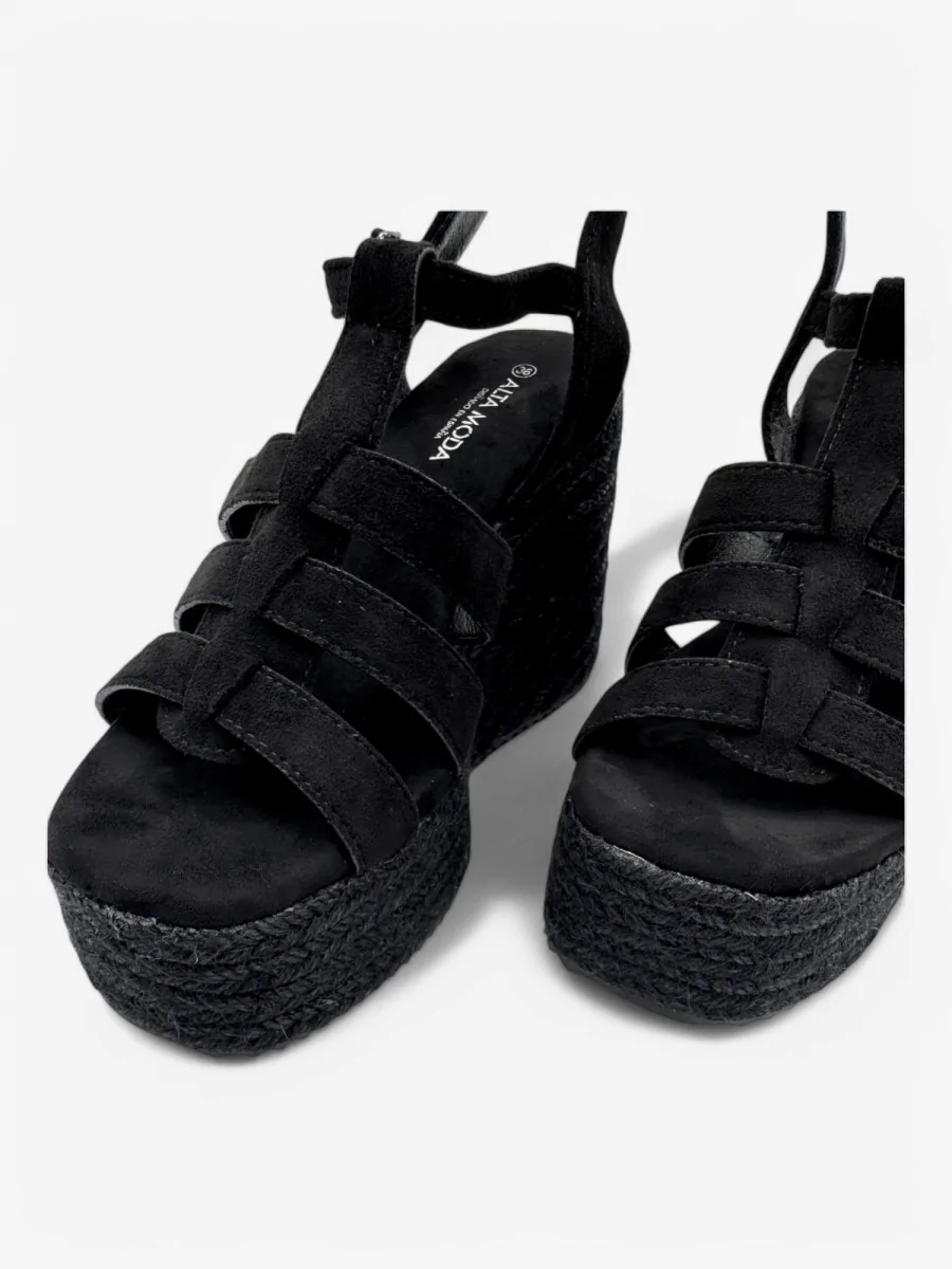 Sandalias con Cuña Casazza Noir All