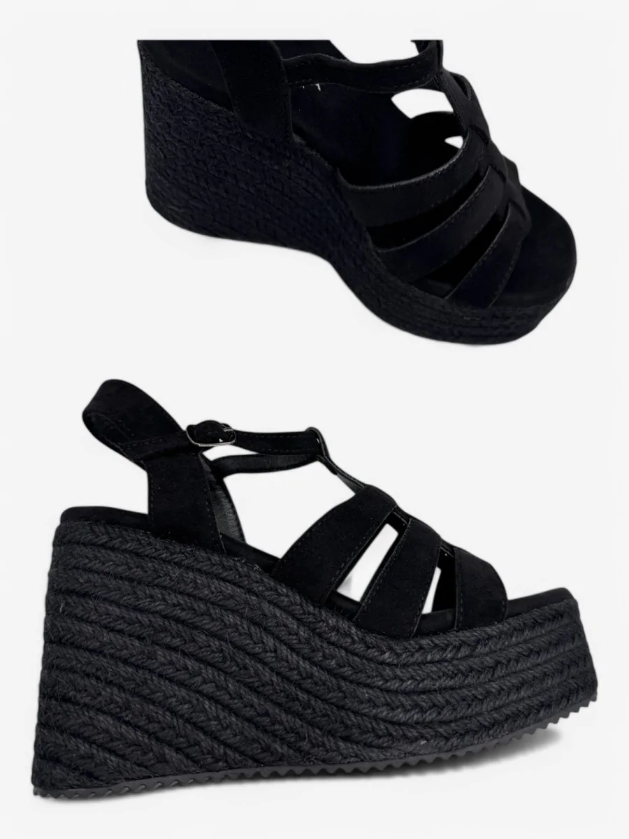 Sandalias con Cuña Casazza Noir All