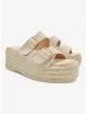 Sandalias con Plataforma Ambra Beige
