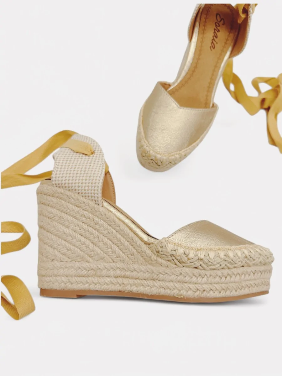 Cuñas de Esparto Atada en Pierna Cles Gold