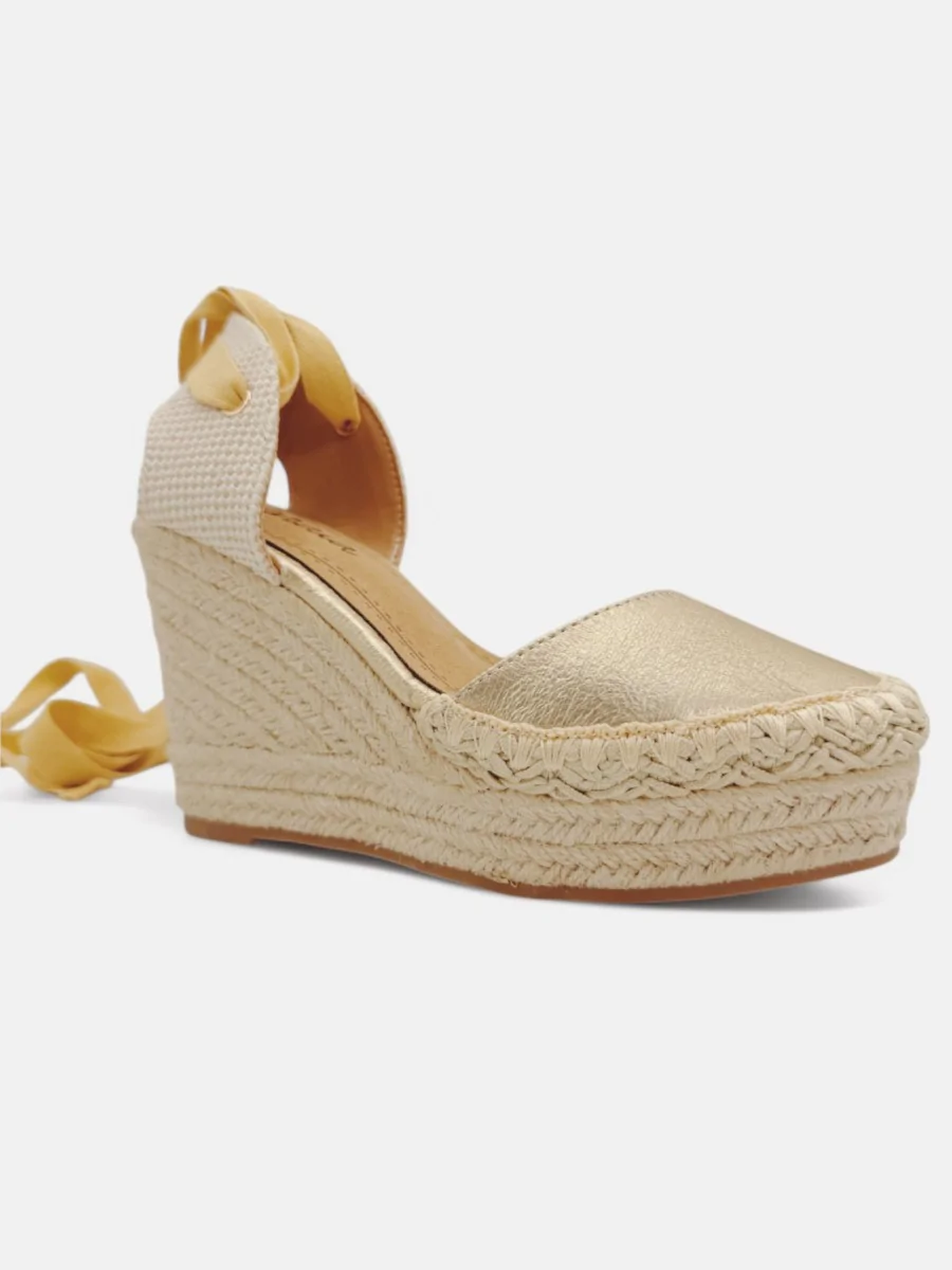 Cuñas de Esparto Atada en Pierna Cles Gold