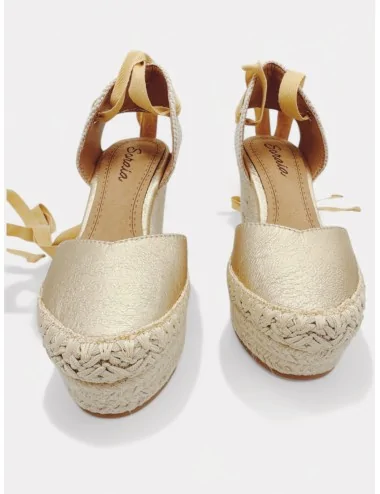 Cuñas de Esparto Atada en Pierna Cles Gold