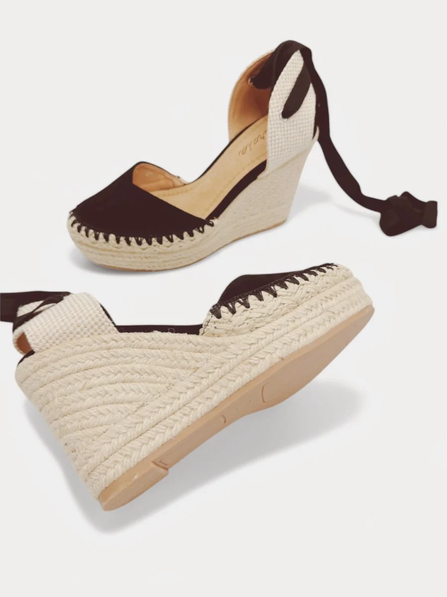 Cuñas de Esparto Atada en Pierna Cles Noir