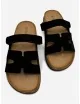 Sandalias con Velcro Erba Noir