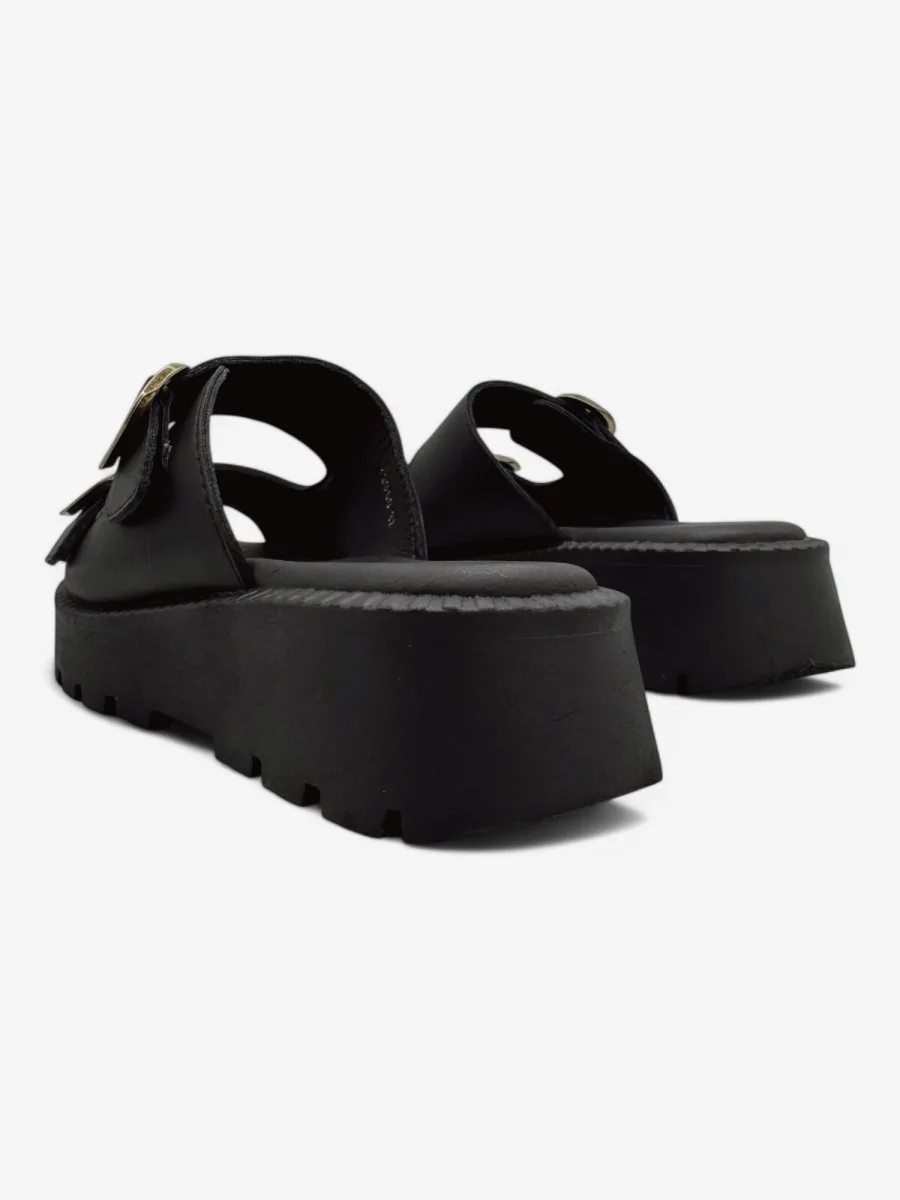 Sandalias con Plataforma Macari Noir