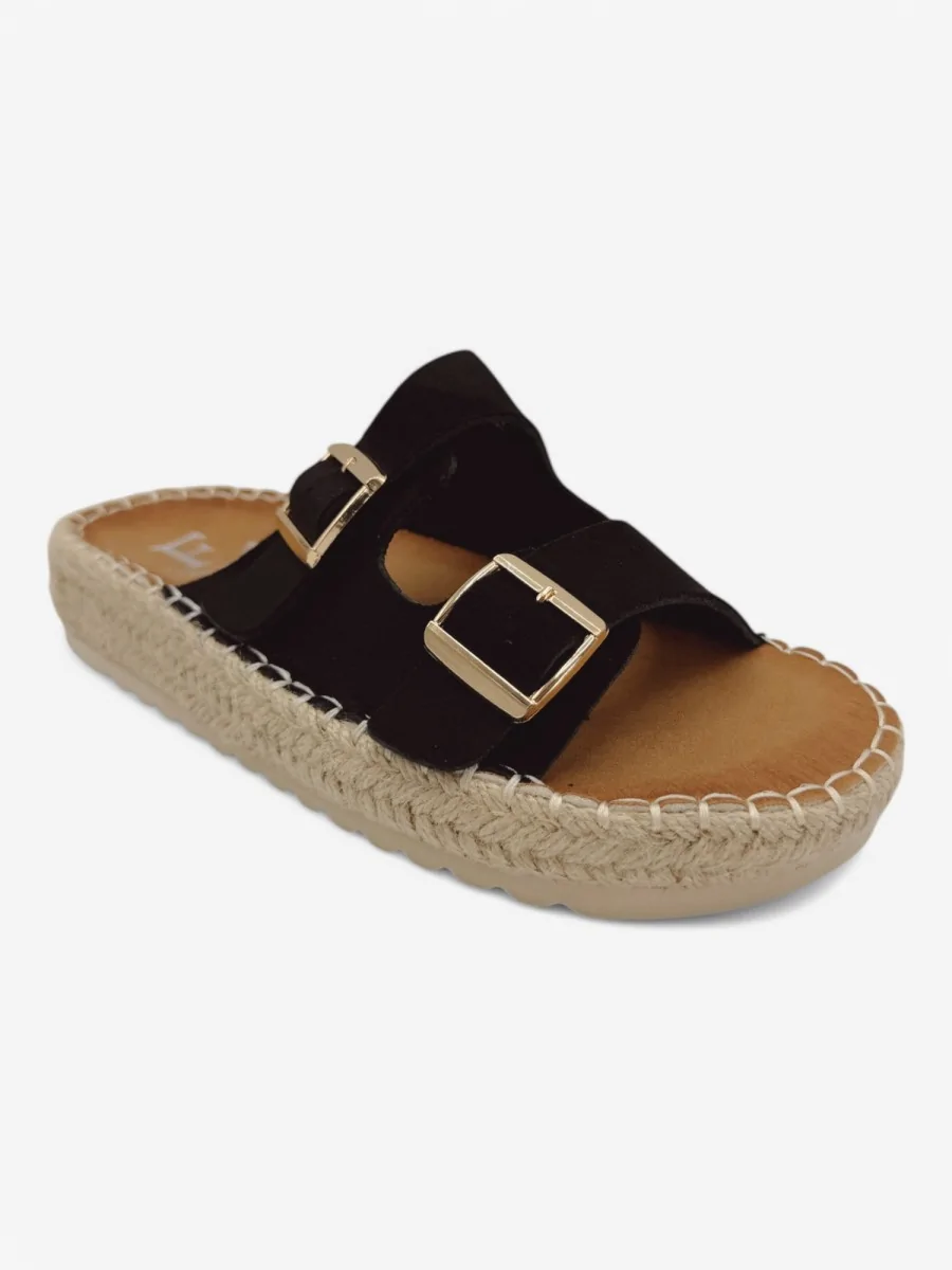 Sandalias con Hebillas Cameri Noir