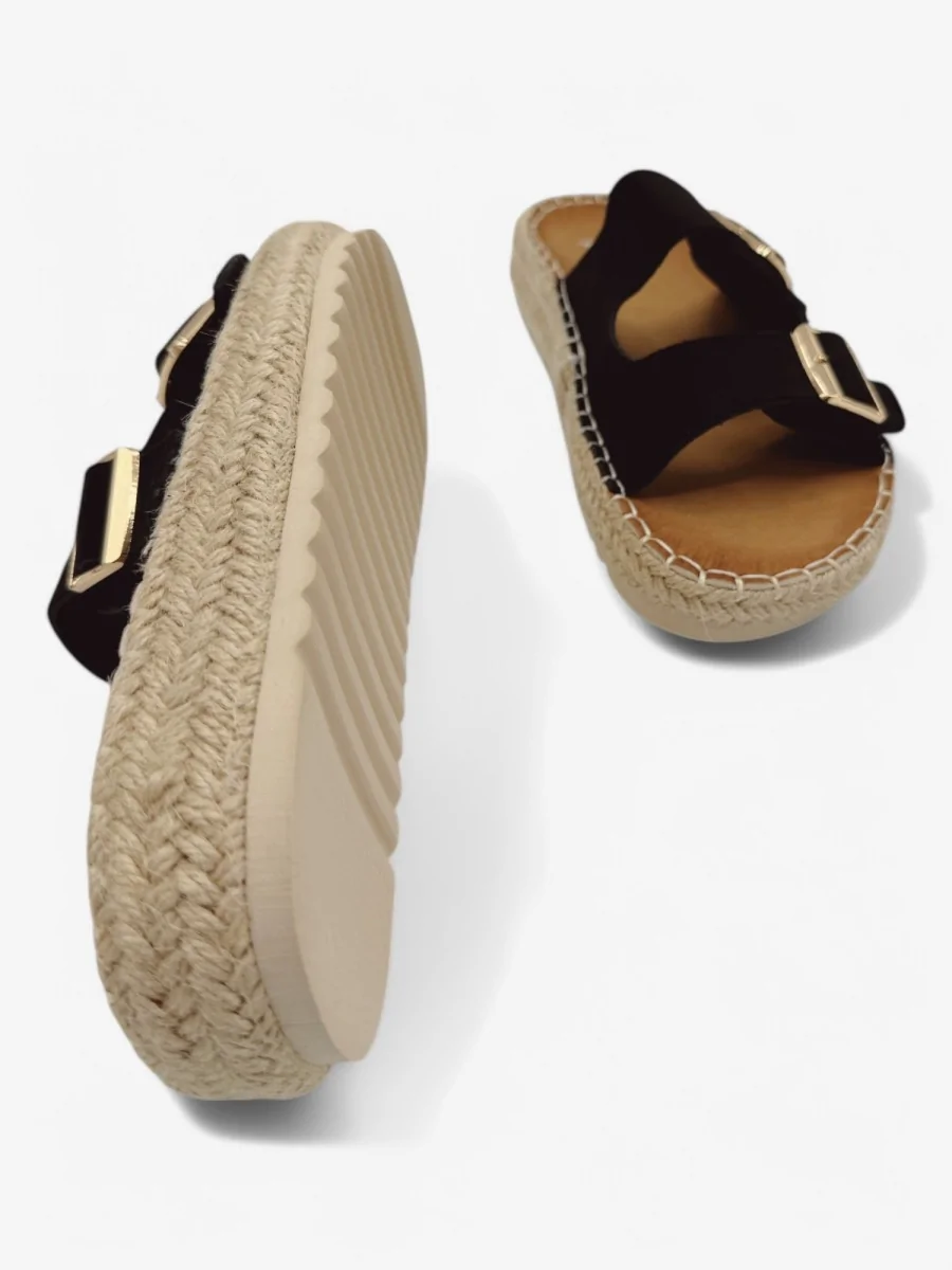 Sandalias con Hebillas Cameri Noir