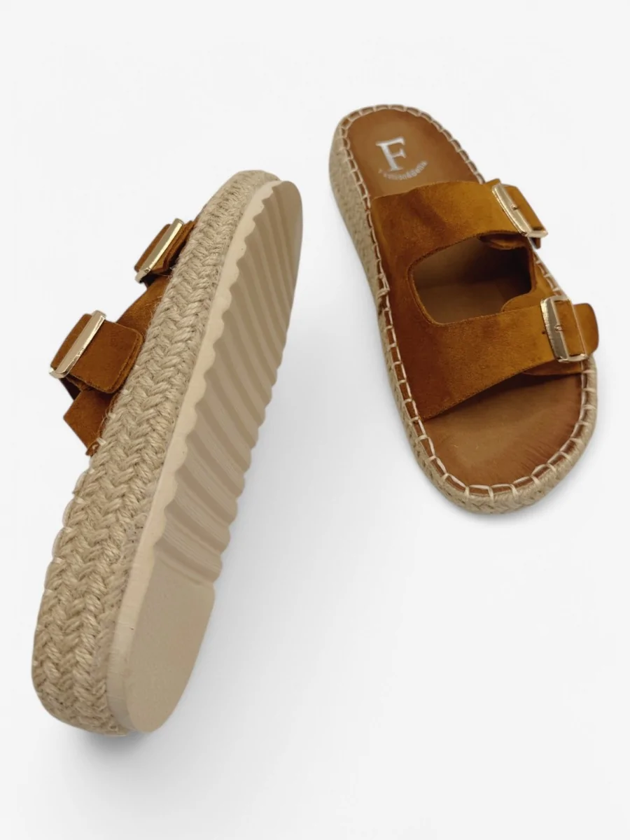 Sandalias con Hebillas Cameri Camel