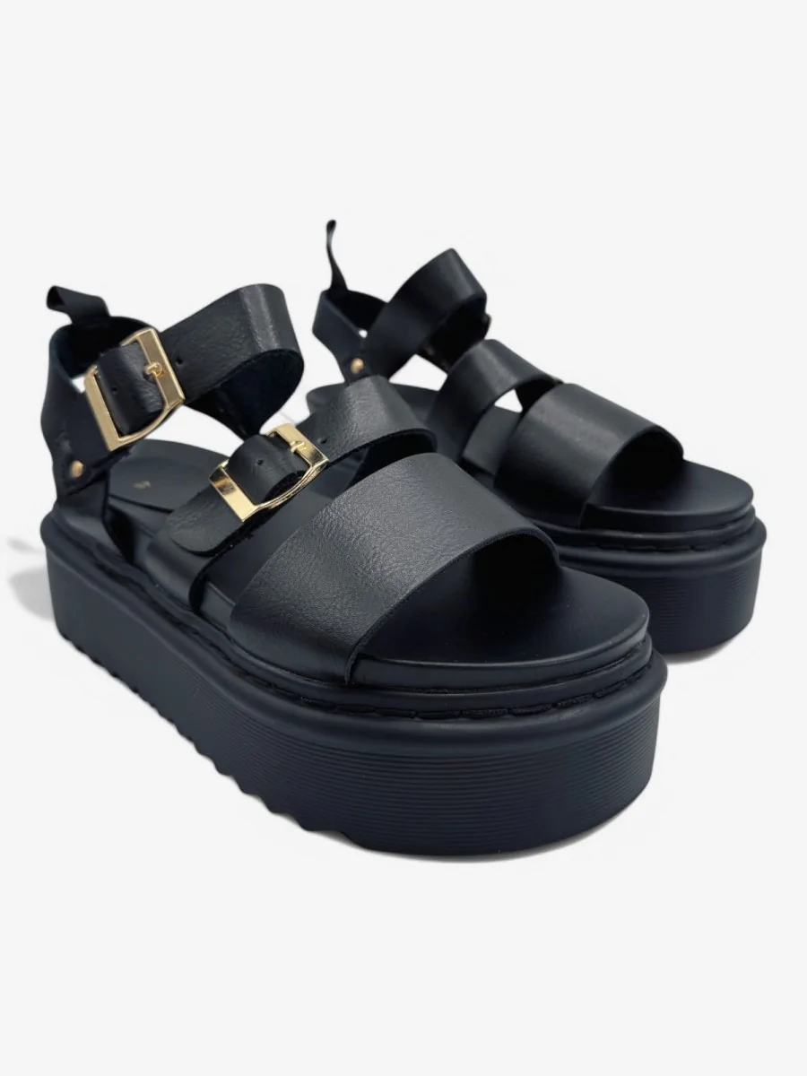 Sandalias con Plataforma Navelli Noir