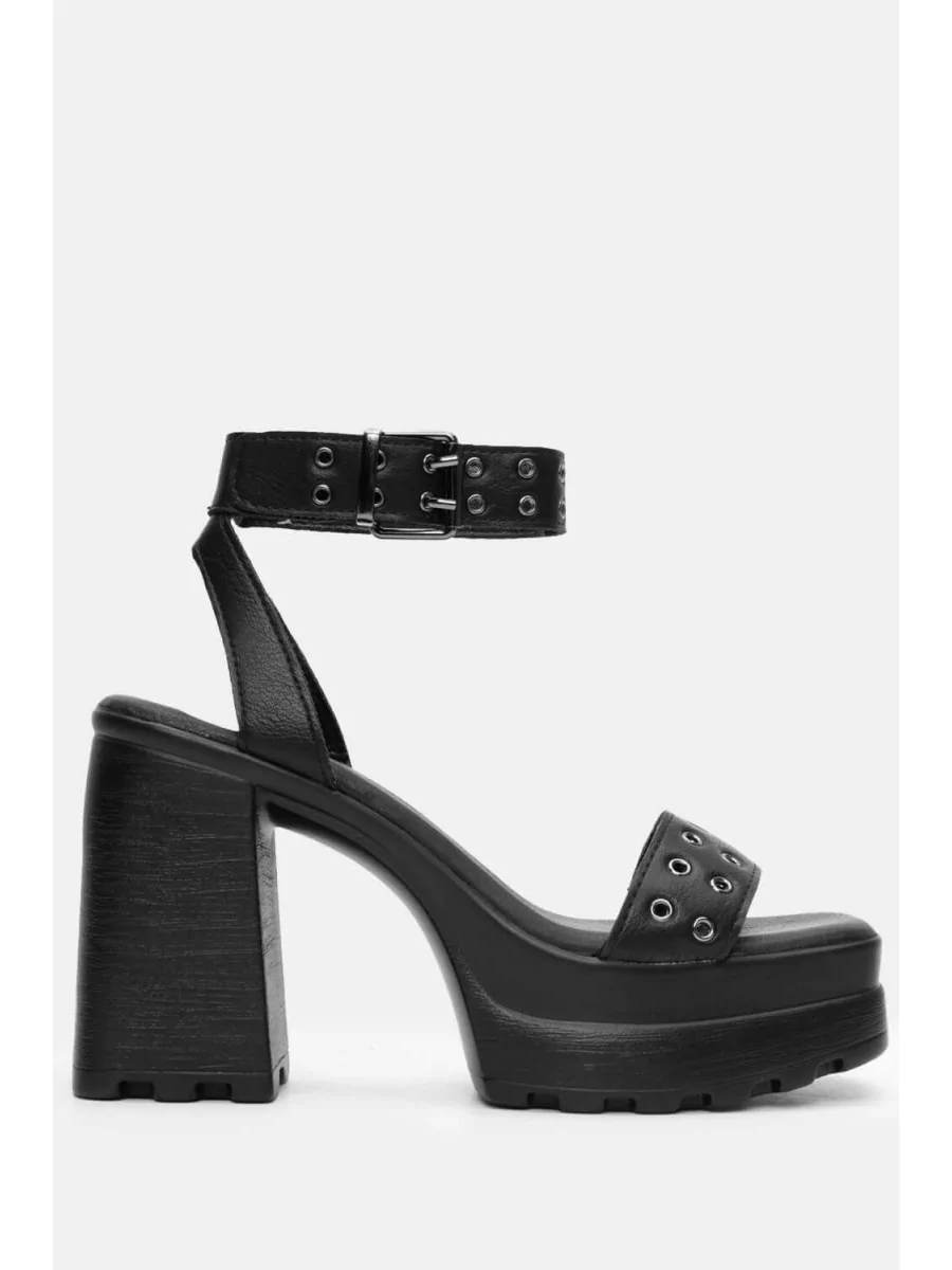 Sandalias con Tacón Sarcina Noir