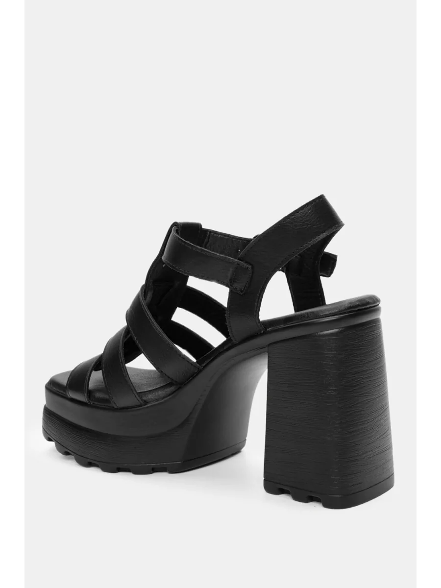 Sandalias con Tacón Luzzi Noir