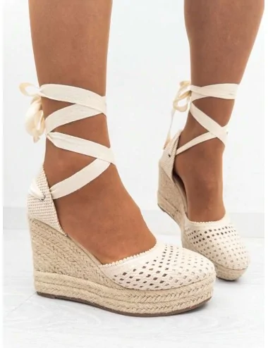 Sandalias con Cuñas de...