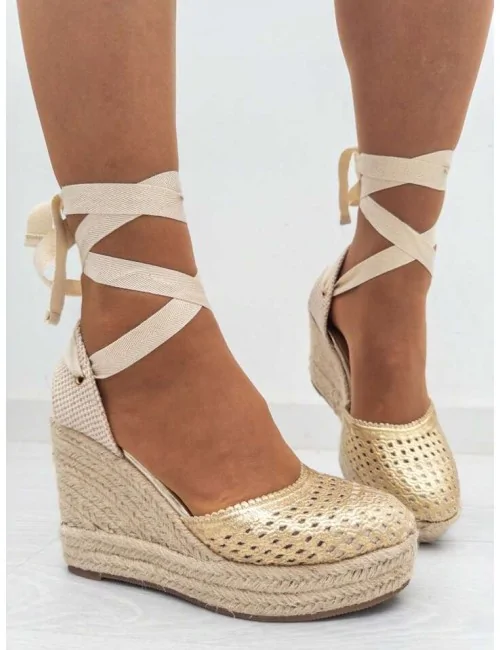Sandalias con Cuñas de...