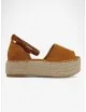 Alpargatas con Plataforma Candela Camel