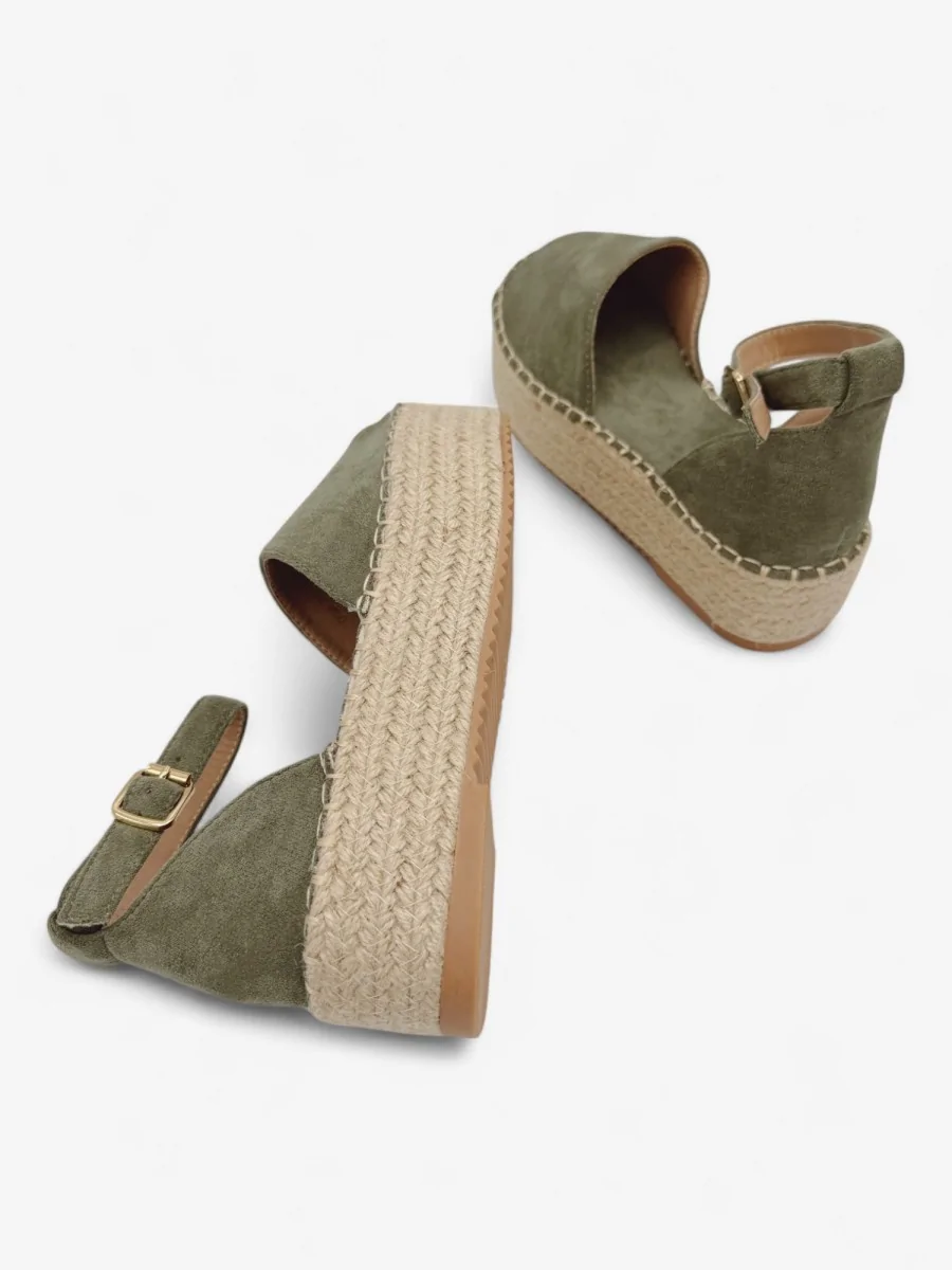 Alpargatas con Plataforma Candela Green