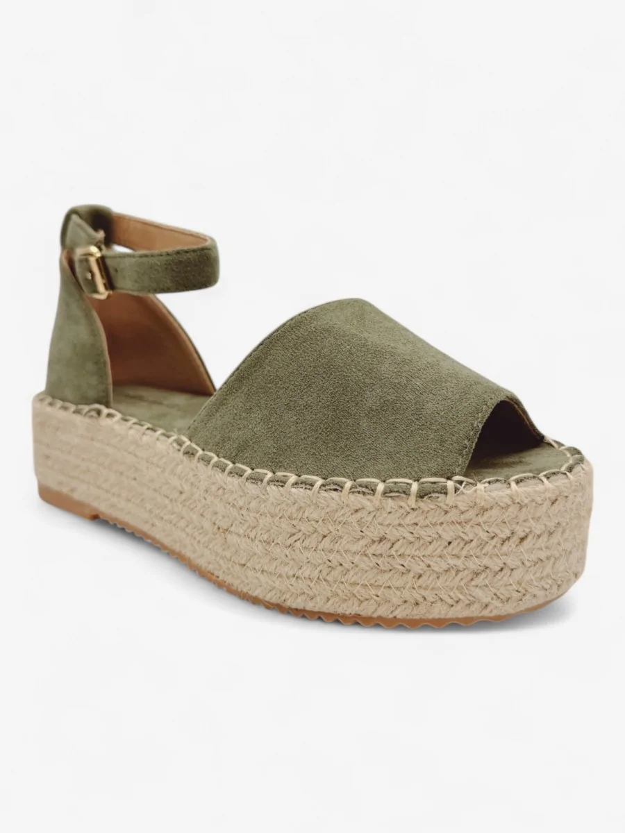 Alpargatas con Plataforma Candela Green