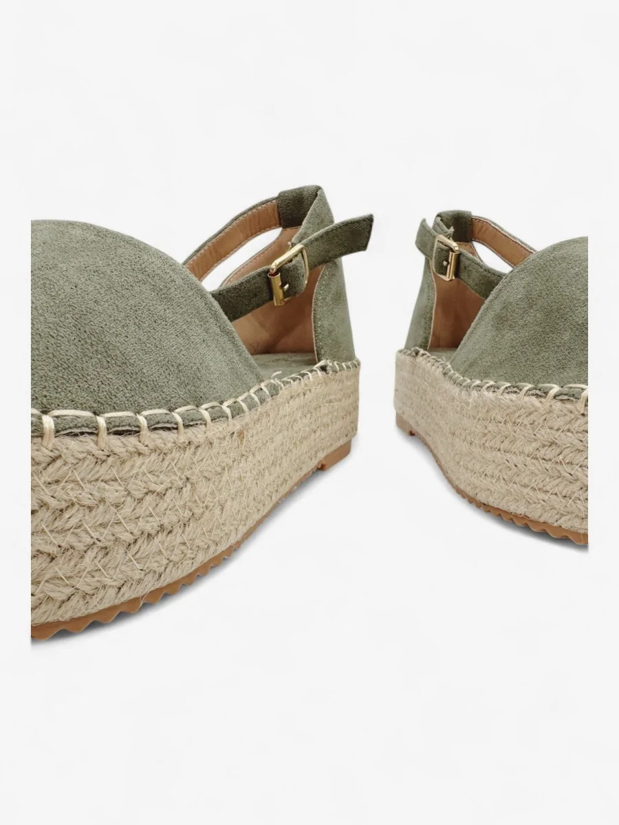 Alpargatas con Plataforma Candela Green